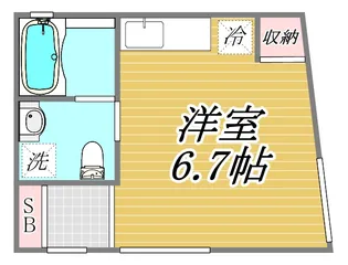 Duet不動前【1階】の間取り