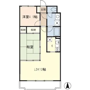 ベルフォーレ弐番館【3階】の間取り