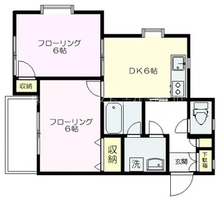 三鷹アミニティIII【4階】の間取り