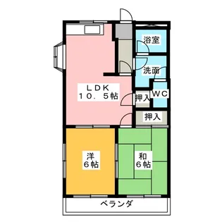 エスポワール【2階】の間取り