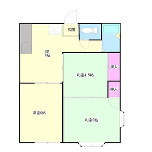 ドエルI【2階】の間取り