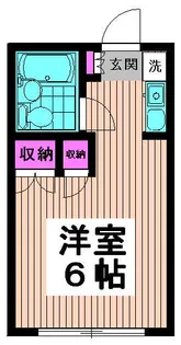東京都杉並区高円寺北4【アパート】の間取り
