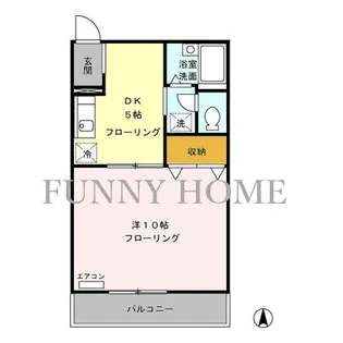 東京都渋谷区恵比寿3【アパート】の間取り