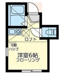 神奈川県横浜市南区別所3【アパート】の間取り