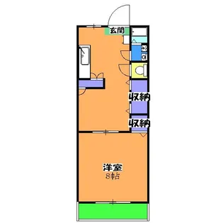 田中マンション【1階】の間取り