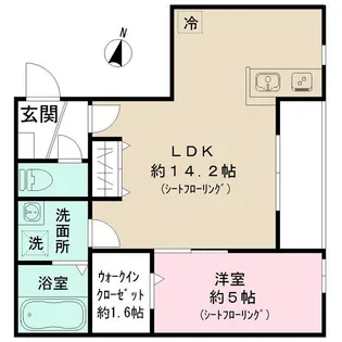フィカーサ和泉【3階】の間取り