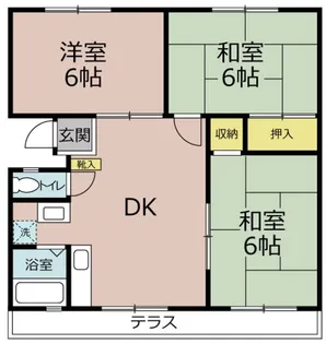 3DKの間取り画像