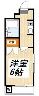マンションパール世田谷【3階】の間取り