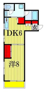 千葉県市川市柏井町2【アパート】の間取り