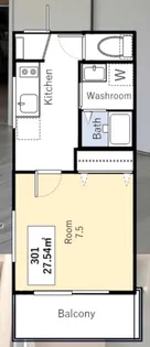 戸蒔ビル【3階】の間取り