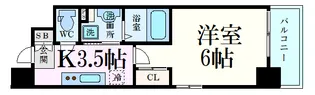 KO RESIDENCE 銀山町【4階】の間取り