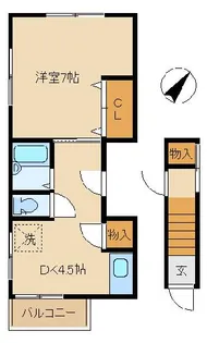 エポックタナカ【2階】の間取り