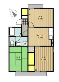 神奈川県相模原市緑区大島【アパート】の間取り