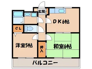 エメラルドマンション【1階】の間取り