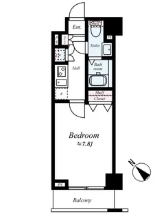 グランフォース横浜関内【3階】の間取り
