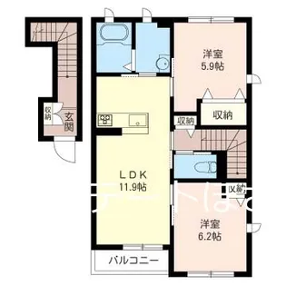 ルミエールN【2階】の間取り