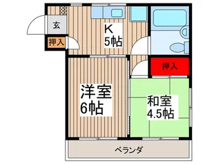 スナタハイツアライ【3階】の間取り