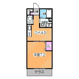 アネックスNANIWA【1階】の間取り