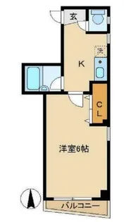パレットハウス【4階】の間取り