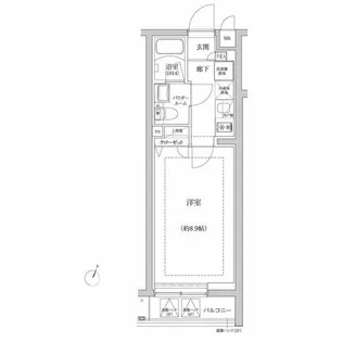 RELUXIA世田谷用賀【3階】の間取り