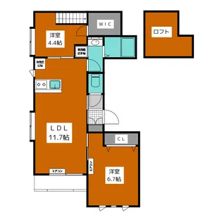 SOPHISTA中野【2階】の間取り