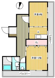 アジュール小岩【7階】の間取り