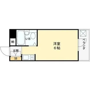 グルパ十三【5階】の間取り