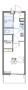 レオパレスYAHAGII【3階】の間取り
