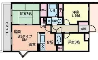 神奈川県相模原市緑区橋本1【マンション】の間取り