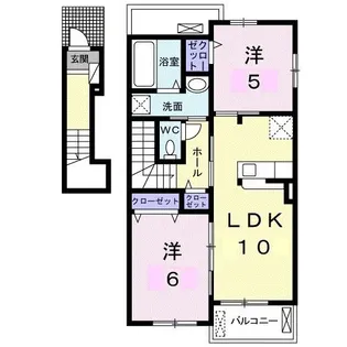 クール四季 冬【2階】の間取り
