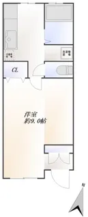 カーサ深大寺【1階】の間取り