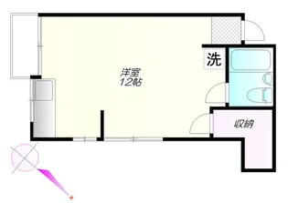 メールメゾンシマ【2階】の間取り