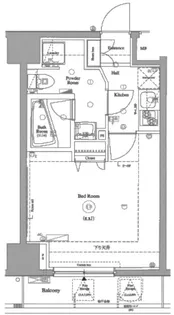 AXAS神楽坂sta.【3階】の間取り