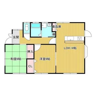 鹿児島県鹿屋市寿5【一戸建】の間取り