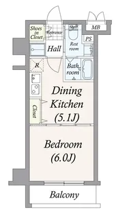 エステムプラザ池袋ザ・ヴィンテージ【5階】の間取り