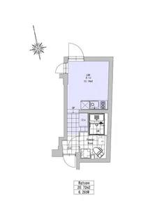 SOU若林【1階】の間取り