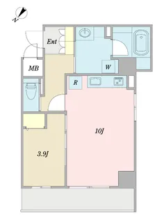 ダイニチ船堀ビル【4階】の間取り
