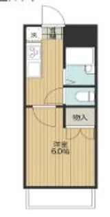 ホワイトウイング左入【2階】の間取り