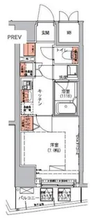 ハーモニーレジデンス三田【6階】の間取り