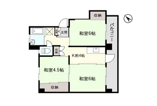 アシスト秋田マンションII【4階】の間取り