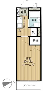 フェニックス代々木上原【1階】の間取り