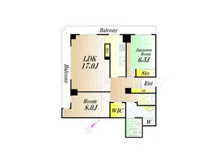 東京都目黒区碑文谷3【マンション】の間取り