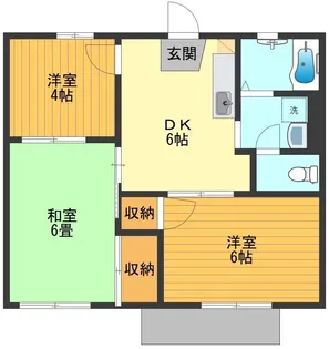 ヴィラ恋ヶ窪【1階】の間取り