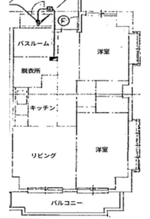 リバーパーク四つ木【1階】の間取り