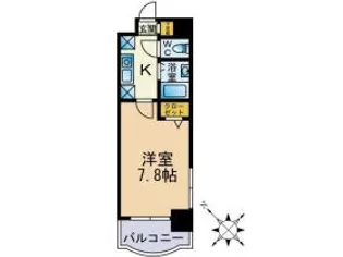 福岡県福岡市中央区今泉1【マンション】の間取り