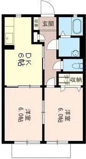 SUBARUIII号館【2階】の間取り