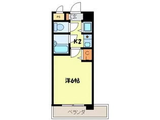 プライム天神【2階】の間取り