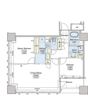 東京都豊島区上池袋1【マンション】の間取り