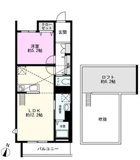TS anfang【2階】の間取り