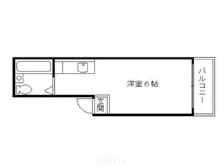 コーポエスポワール【3階】の間取り